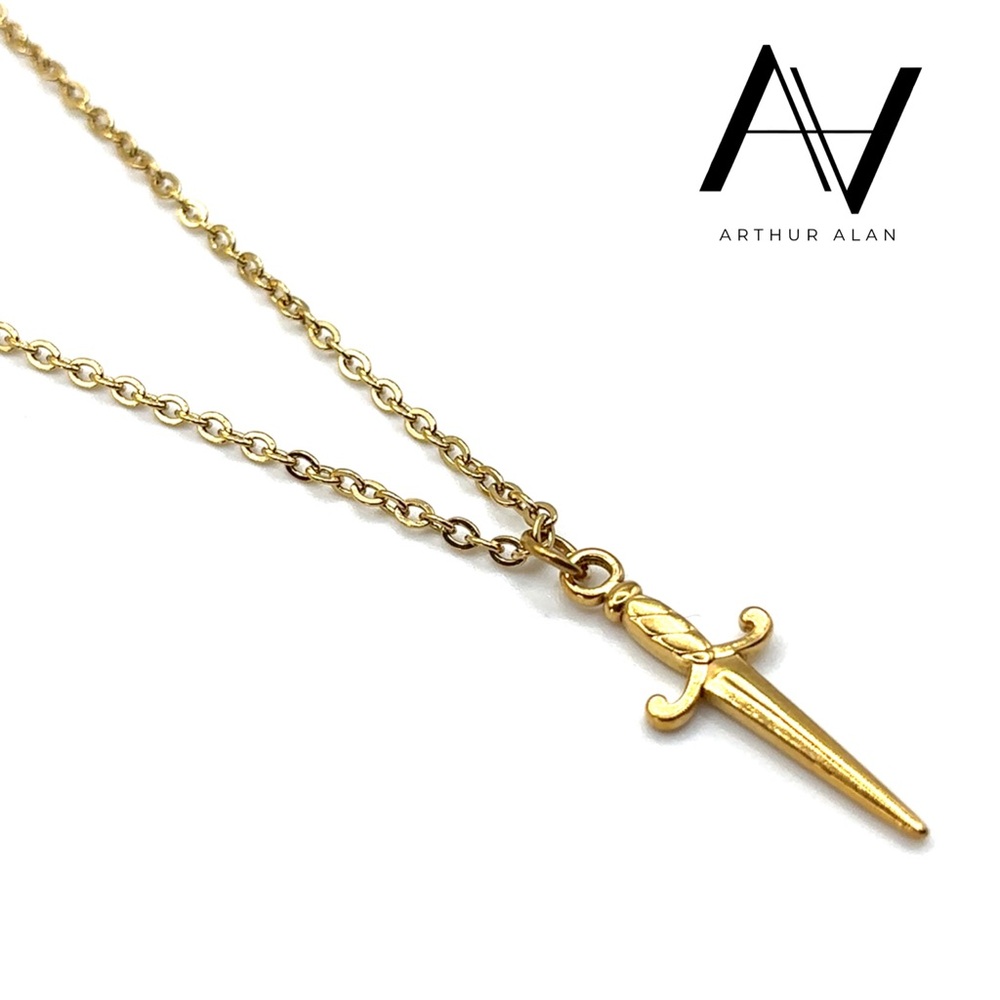 Dagger Necklace (Gold) | Arthur Alan Jewelry